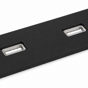VERSAPICK rectangulaire 2 x USB - 060.29P.00007 (blanc) 060.29P.00008 (gris) 060.29P.00009 (noir)