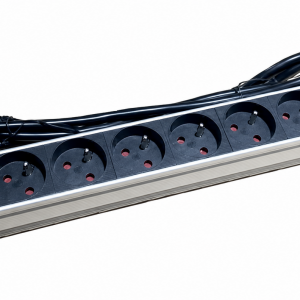 PDU Bandeau rack 19" horizontale 8 prises + disjoncteur - BLF10CB08