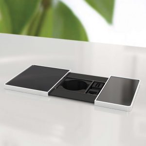 VERSAPAD gris 1 prise + 1 USB + 1 RJ45- 060.08E.00006