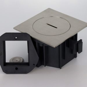 ARPI66C - Boîte de sol encastrée carré vide - inox brossé - IP66 - IK10 - AR7150001