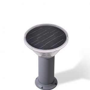ARES – Borne solaire mini LED grise - 40089XS