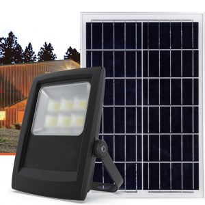 VENUS 4PRO - Projecteur LED avec panneau solaire déporté et fonction diurne - 9W - 401011