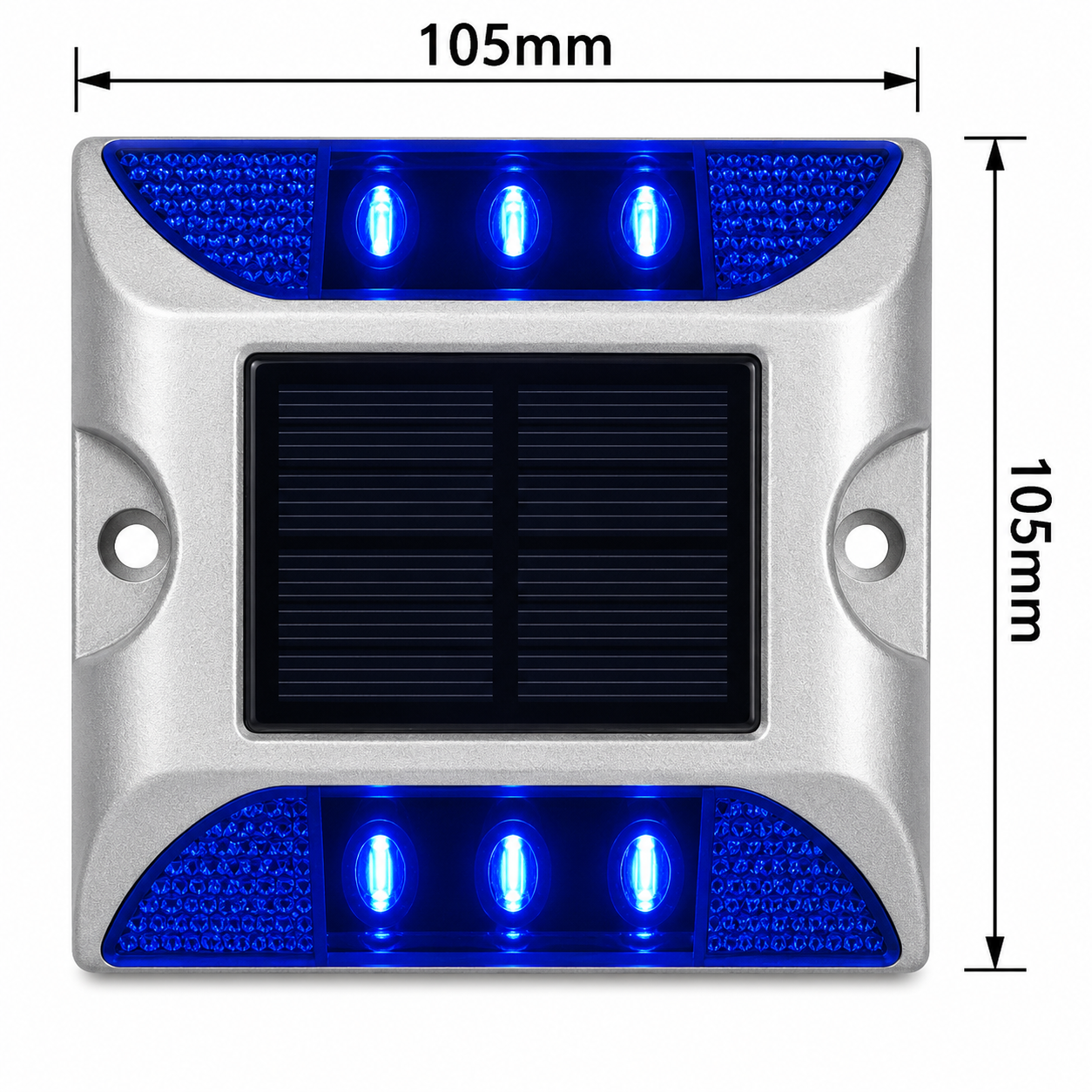 BALISOL - Balisage de sol LED solaire - Bleu fixe - 401021