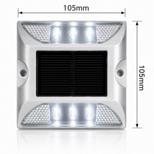BALISOL - Balisage de sol LED solaire - blanc fixe - 401033