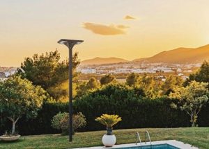 Projecteurs solaires LED têtes de mâts
