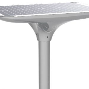 DUHO30 - Projecteur LED solaire tête de mât 30W gris - 401061
