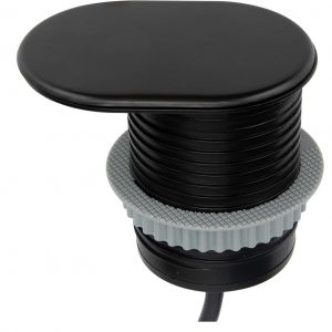 COOLIX – Prise encastrable noire à clapet coulissant & 2 USB - 110122B