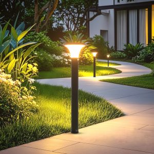 Bornes solaires LED