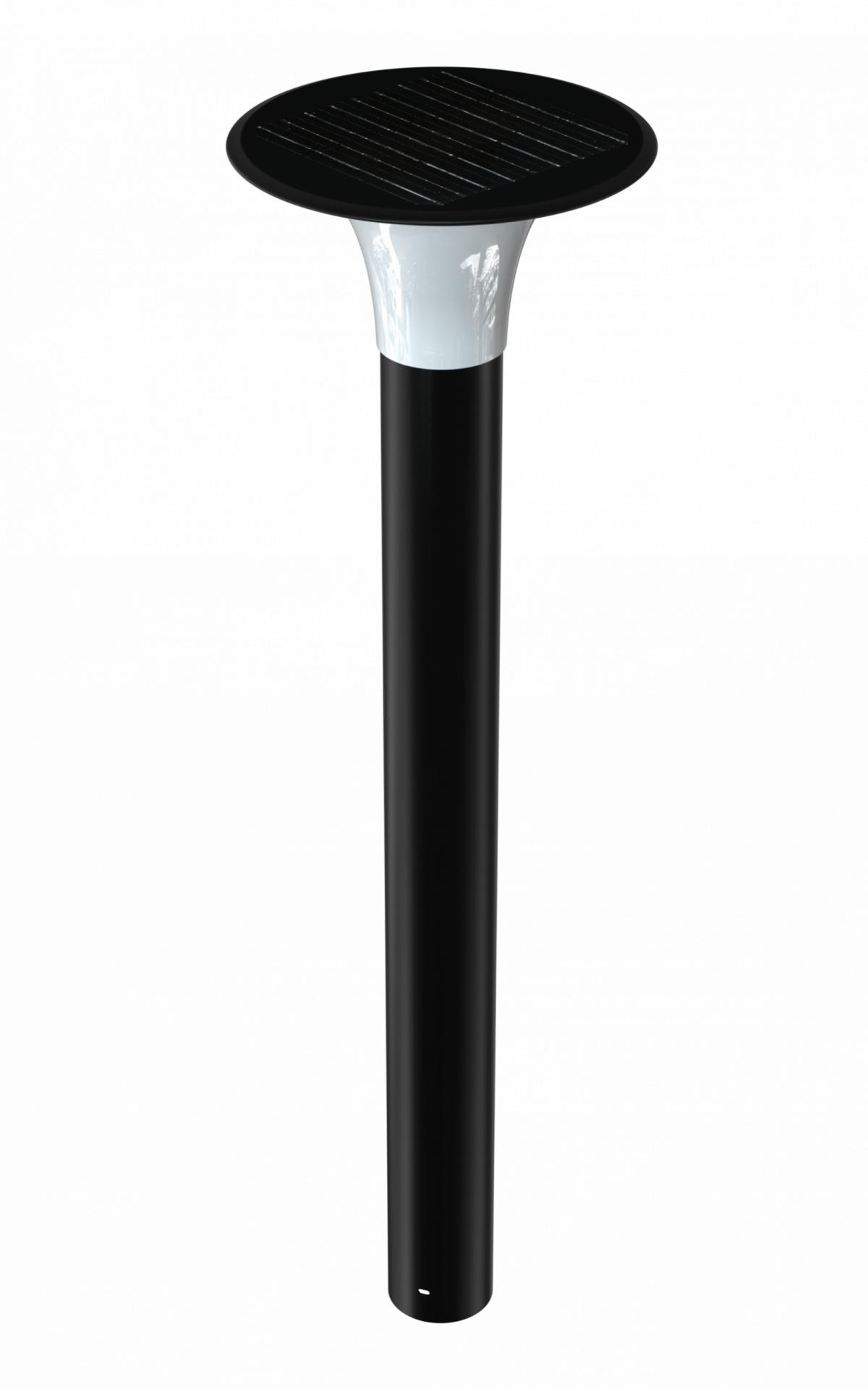 LOLLA – Borne LED solaire ronde noire 15W – 2 CCT - 401064