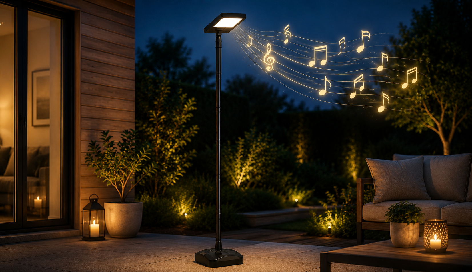 MOBIX – PROJECTEUR LED SOLAIRE SUR PIED MOBILE - 3 CCT & H.P BLUETOOTH - 401069 – Image 2