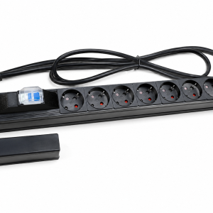 PDU Bandeau rack 19" horizontale 8 prises + disjoncteur - BLF10CB08