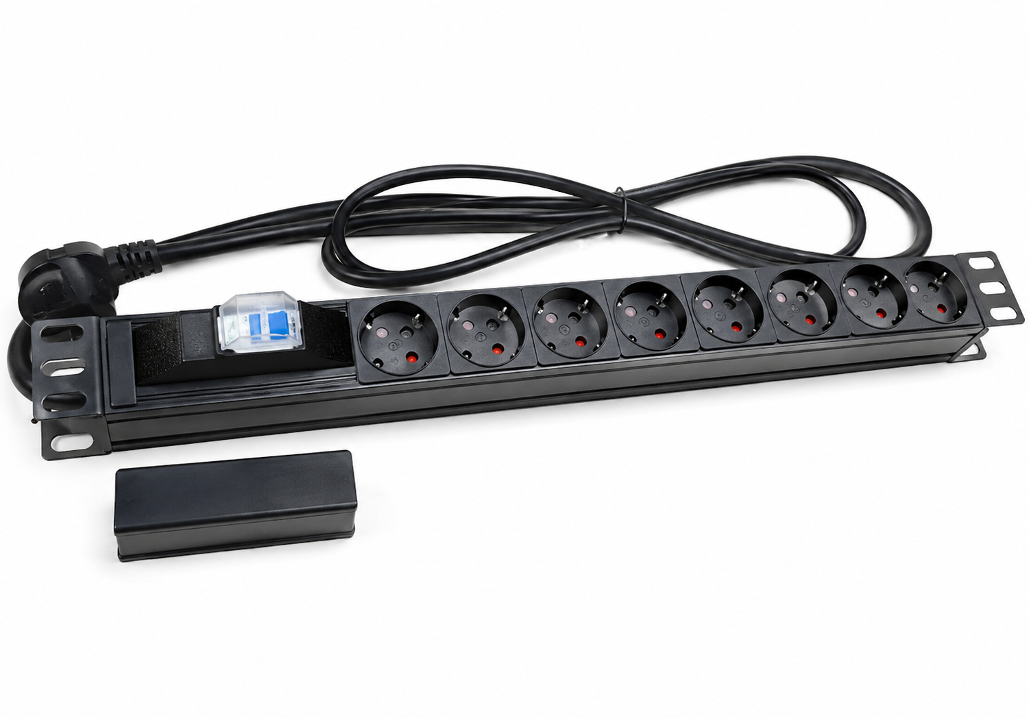 PDU Bandeau rack 19" horizontale 8 prises + disjoncteur - BLF10CB08